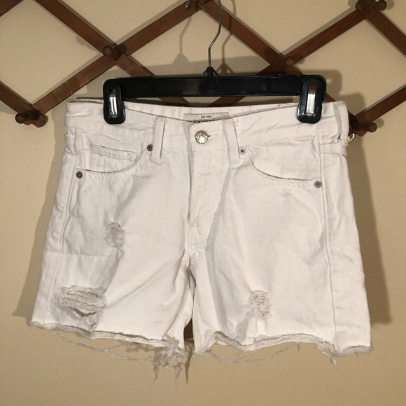 3/$25 🙌🏼 Lucky Brand The Boyfriend Distressed Short 00 - Picture 5 of 8